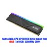 adata xpg spectrix d35g black rgb 16 3