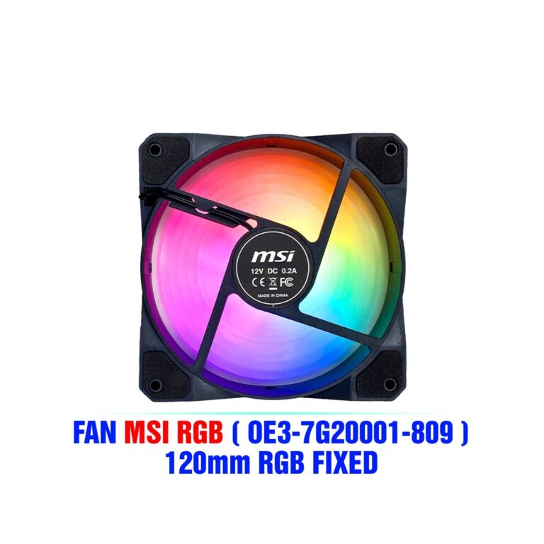 FAN MSI RGB ( OE3-7G20001-809 ) 120MM RGB FIXED - Biên Hoà Gear